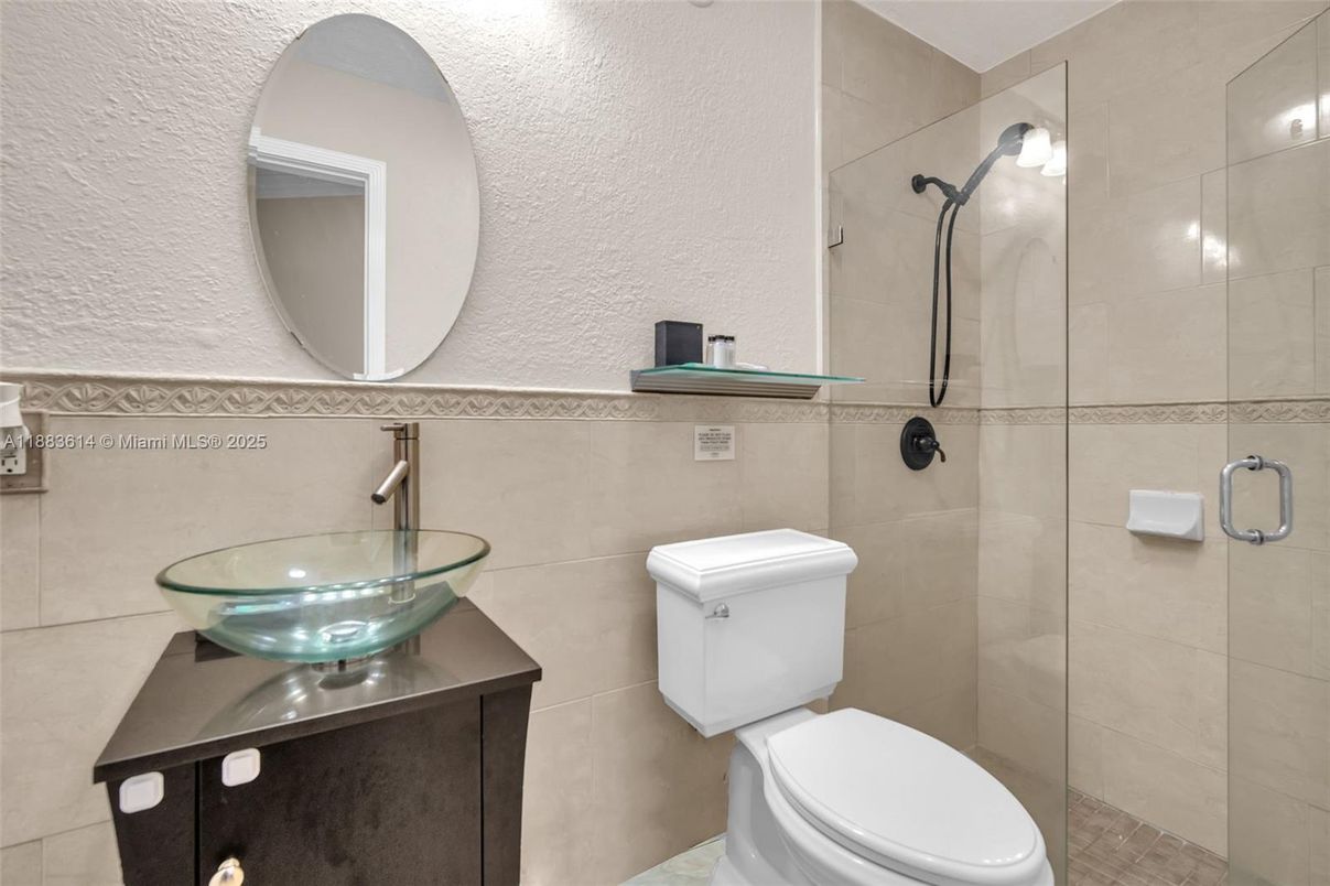 Bathroom, Glass Shower, Interior