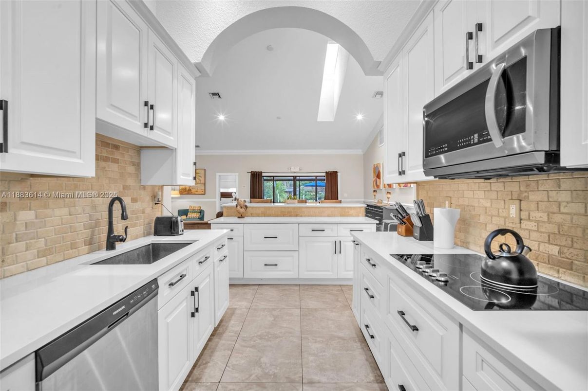 Interior, Kitchen, Recessed Lighting, Stainless Steel Appliances