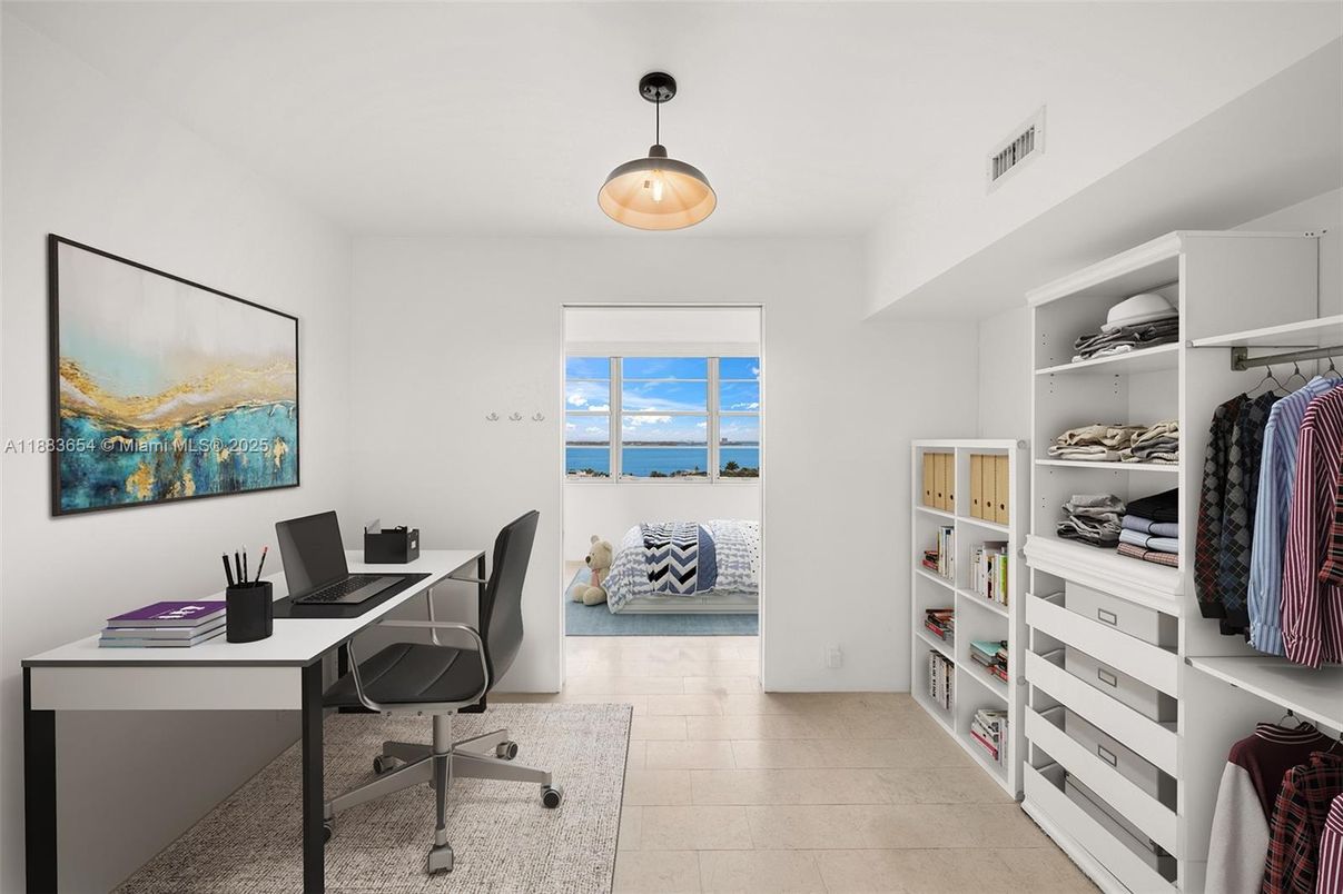 Home Office, Interior, Pendant Lights, Water