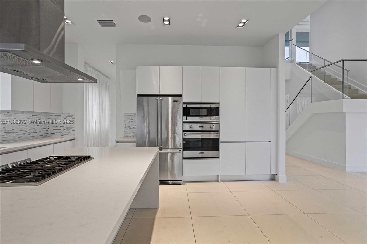 Interior, Kitchen, Recessed Lighting, Stainless Steel Appliances