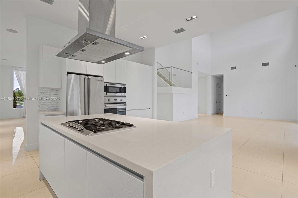 Interior, Kitchen, Recessed Lighting, Stainless Steel Appliances
