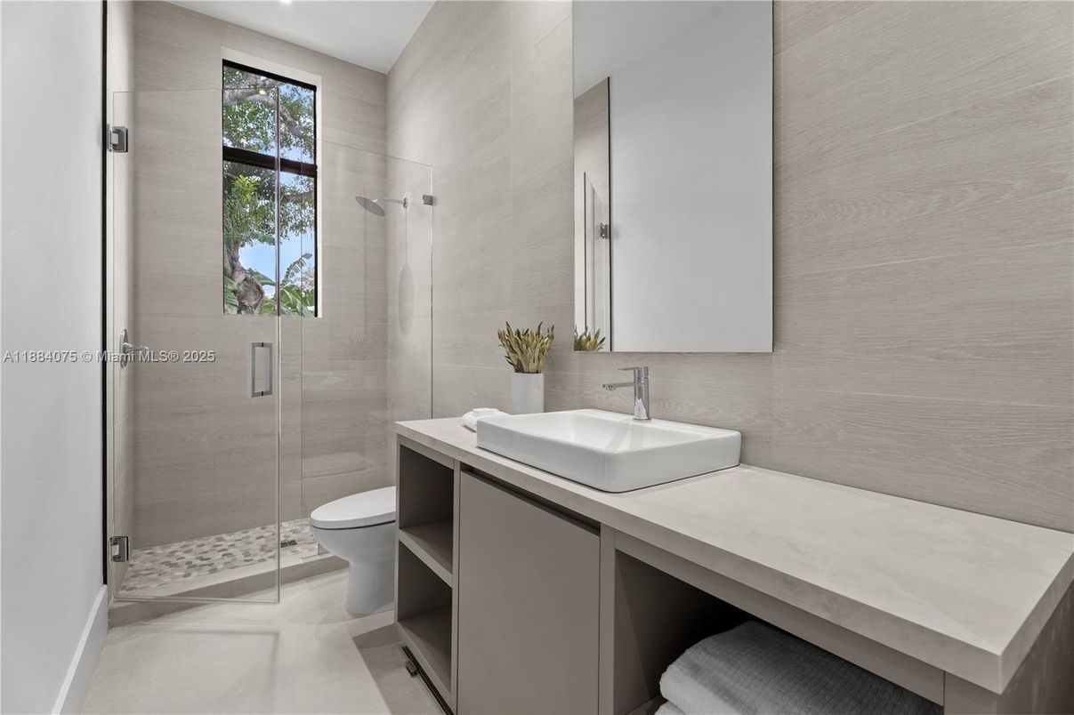 Bathroom, Glass Shower, Interior