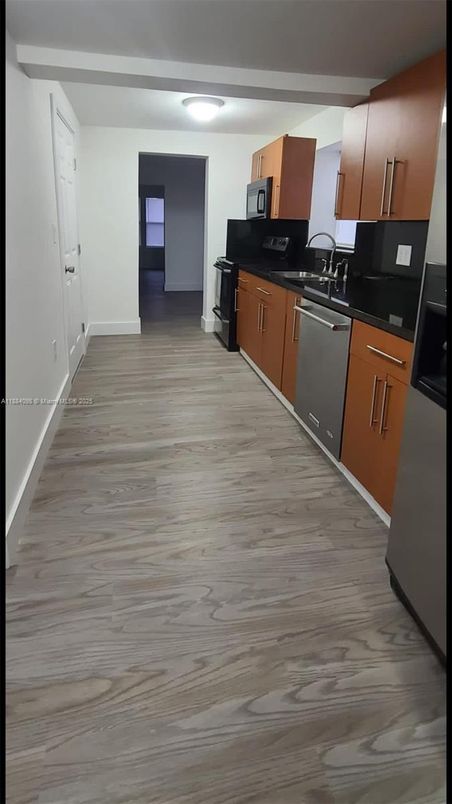 Interior, Kitchen, Wood Texture Flooring