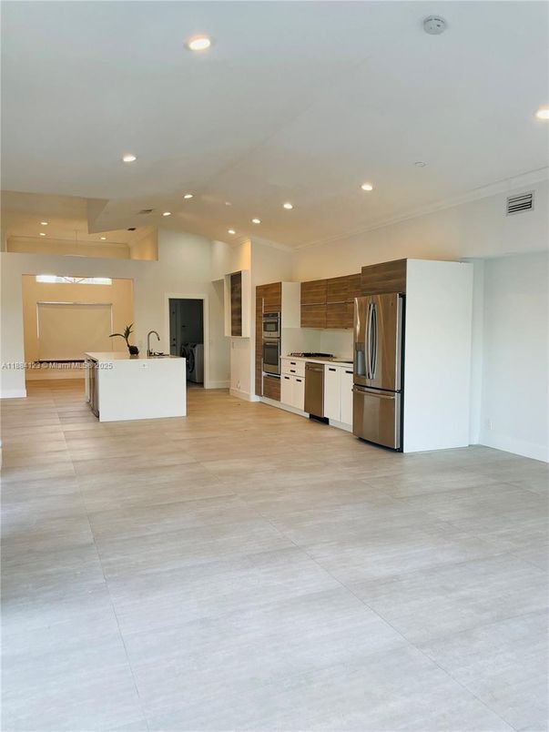 Interior, Kitchen, Recessed Lighting, Stainless Steel Appliances
