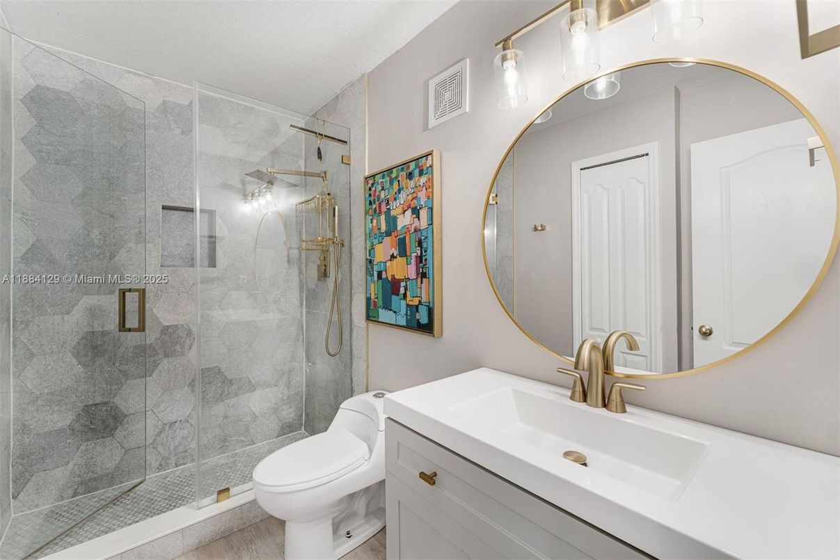 Bathroom, Glass Shower, Interior