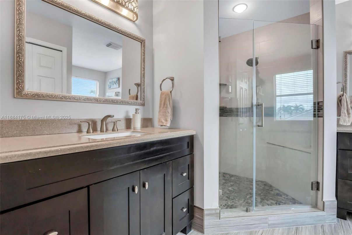 Bathroom, Glass Shower, Interior