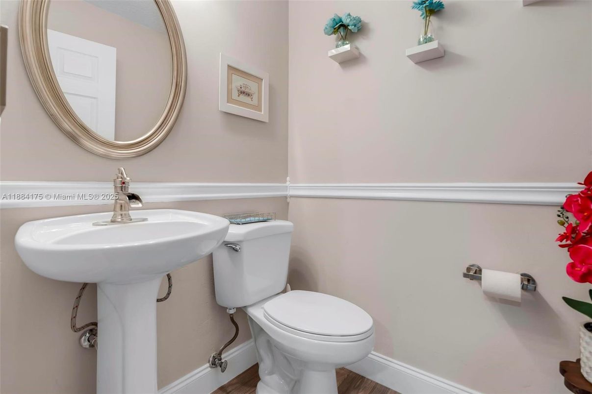 Bathroom, Interior, Wood Texture Flooring