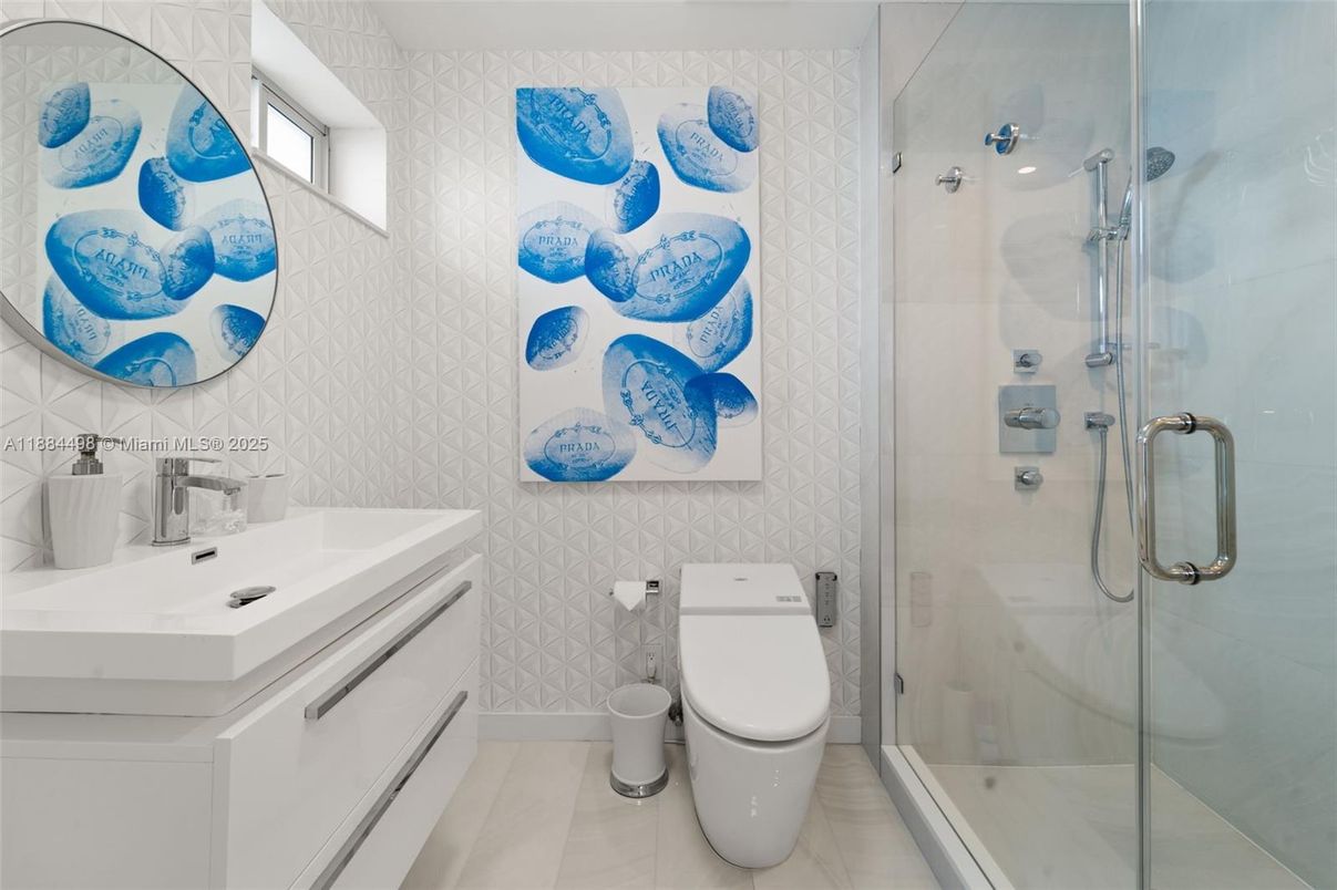 Bathroom, Glass Shower, Interior