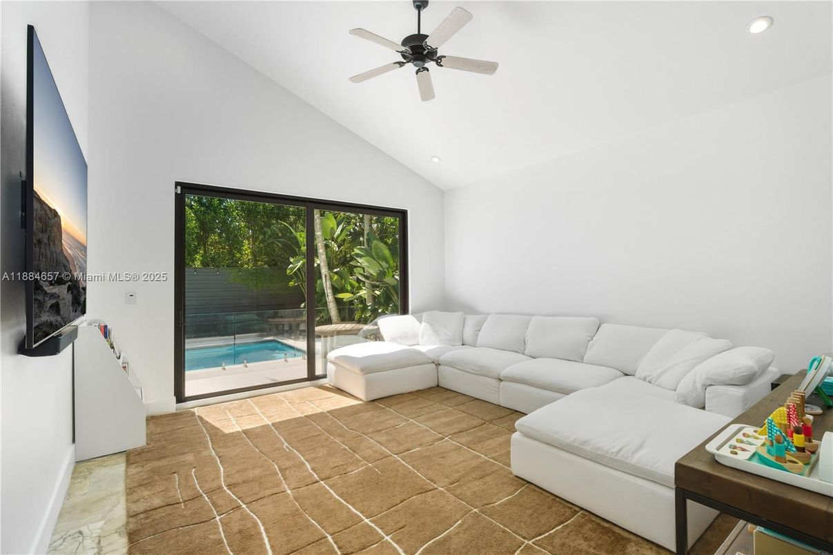 Interior, Living room, Recessed Lighting