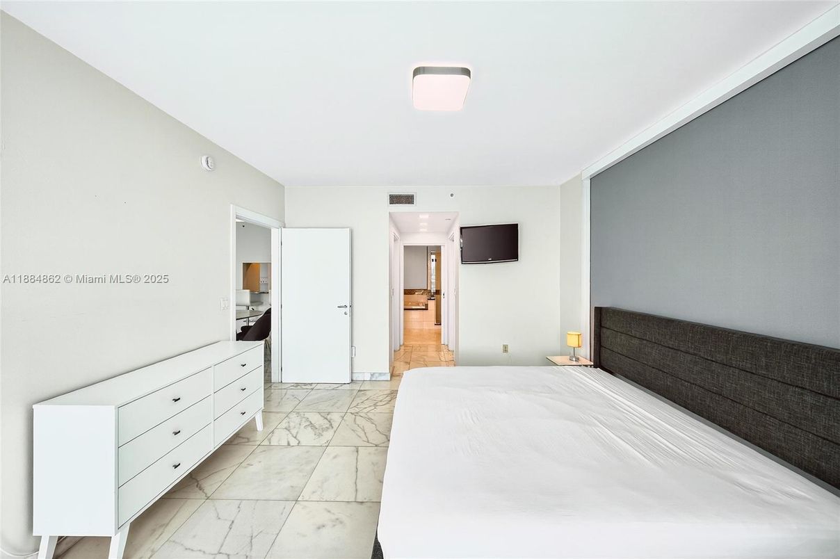 Interior, Kitchen, Marble, Recessed Lighting, Stainless Steel Appliances