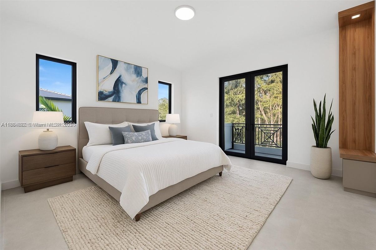 Bedroom, Interior, Recessed Lighting