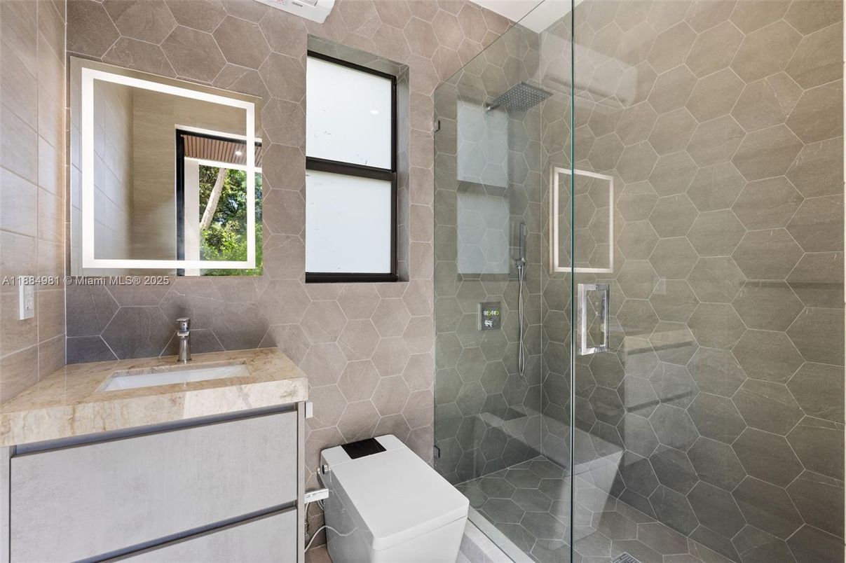 Bathroom, Glass Shower, Interior