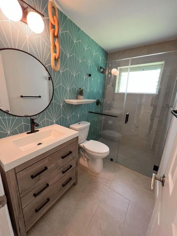 Bathroom, Glass Shower, Interior