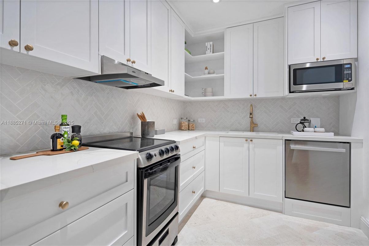 Interior, Kitchen, Recessed Lighting, Stainless Steel Appliances