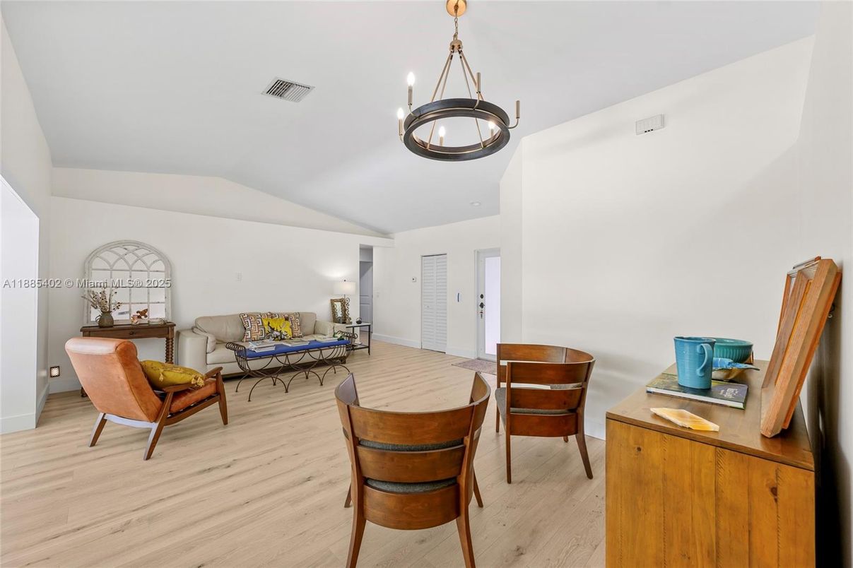 Interior, Living room, Pendant Lights, Wood Texture Flooring