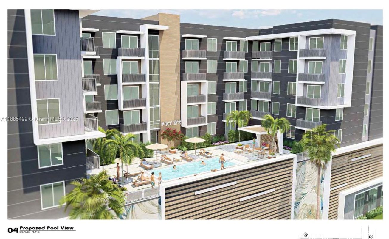 Exterior, Facade, Pool, Condo Building