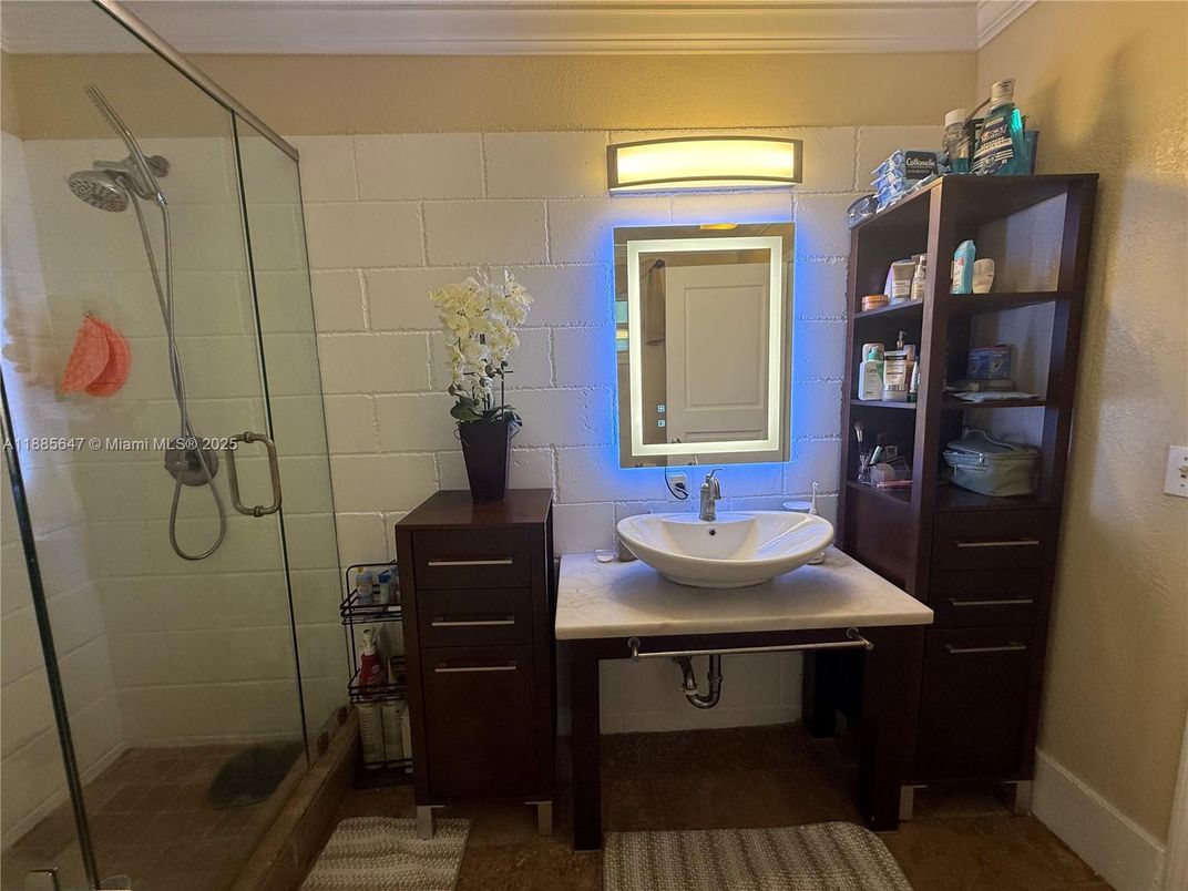 Bathroom, Glass Shower, Interior