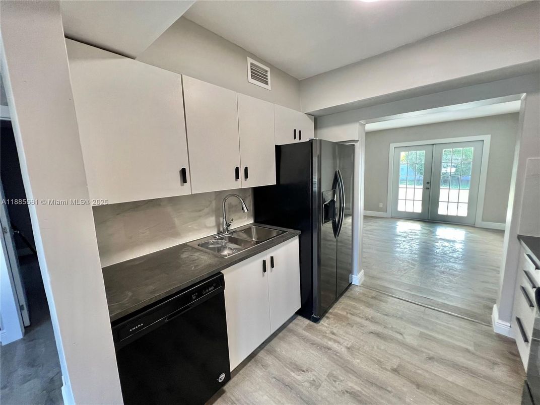 Interior, Kitchen, Wood Texture Flooring