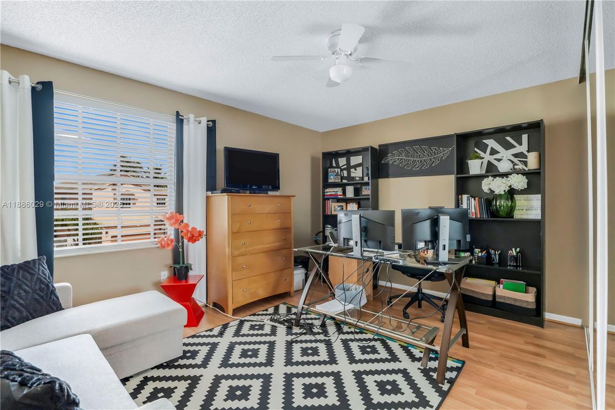 Home Office, Interior, Wood Texture Flooring