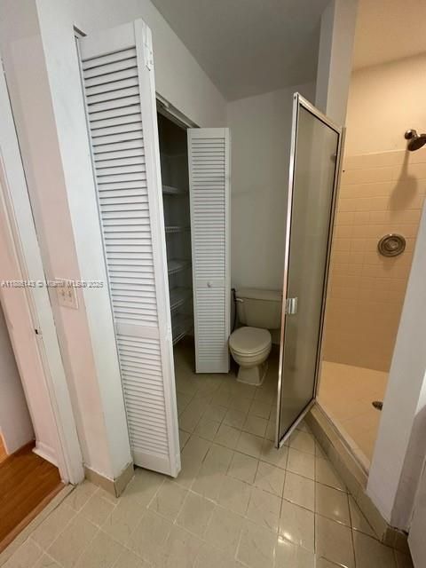 Bathroom, Glass Shower, Interior, Wood Texture Flooring