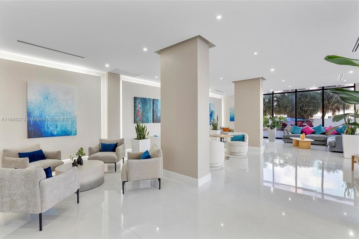 Interior, Living room, Recessed Lighting