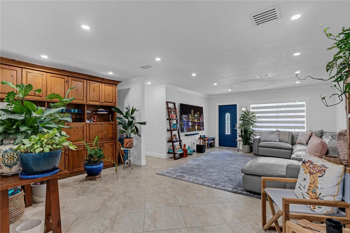 Interior, Living room, Recessed Lighting
