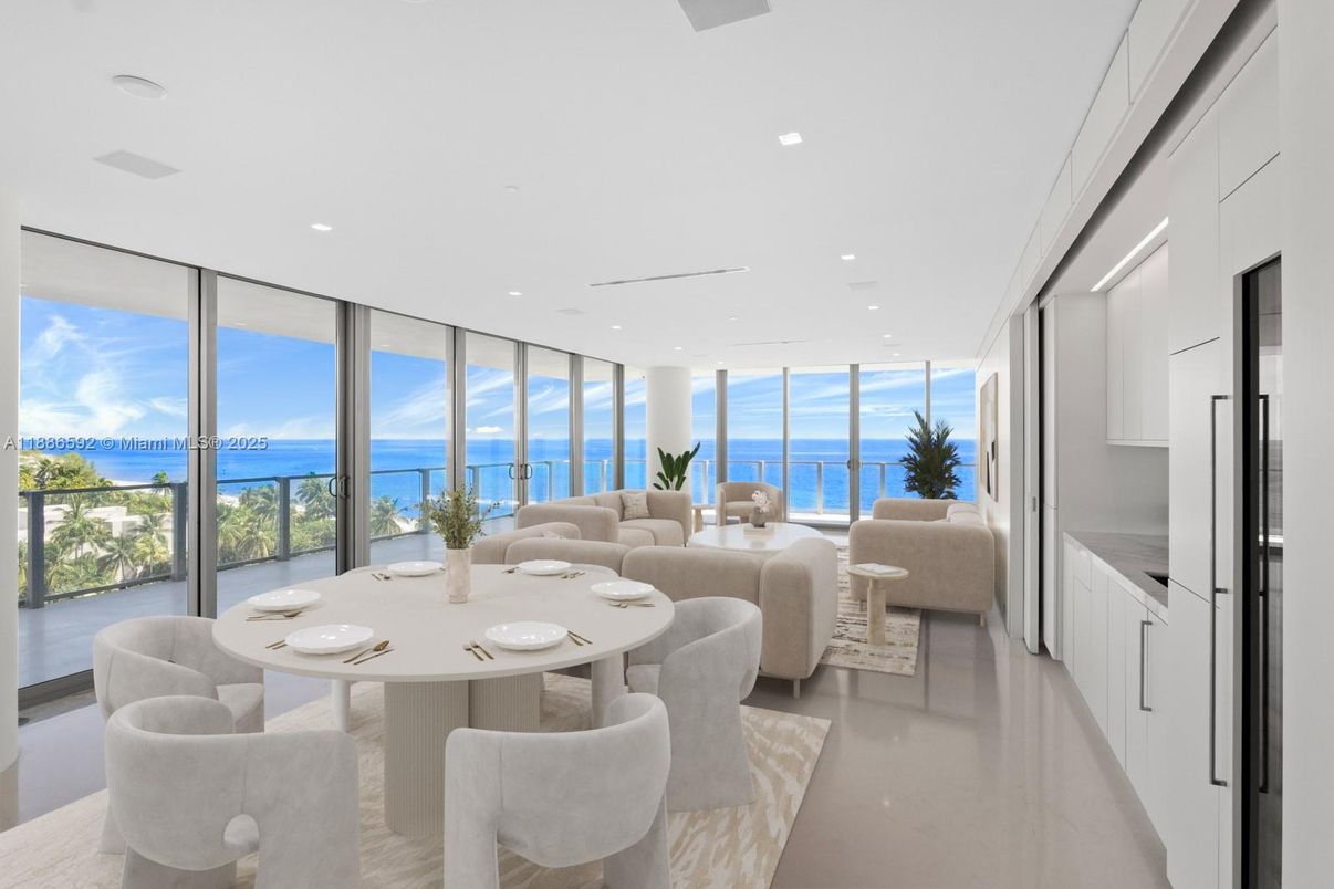 Dining room, Interior, Living room, Recessed Lighting, Water