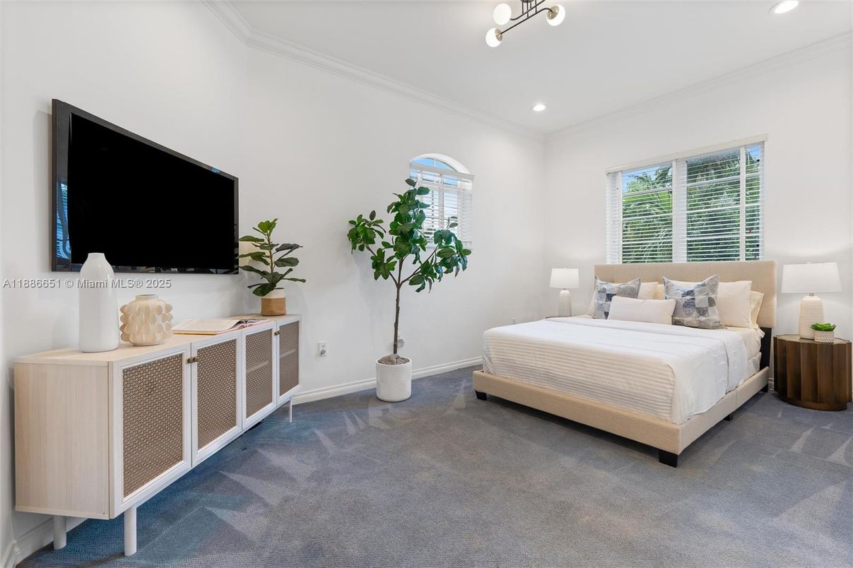 Bedroom, Interior, Recessed Lighting