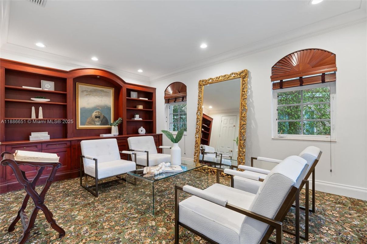 Interior, Living room, Recessed Lighting