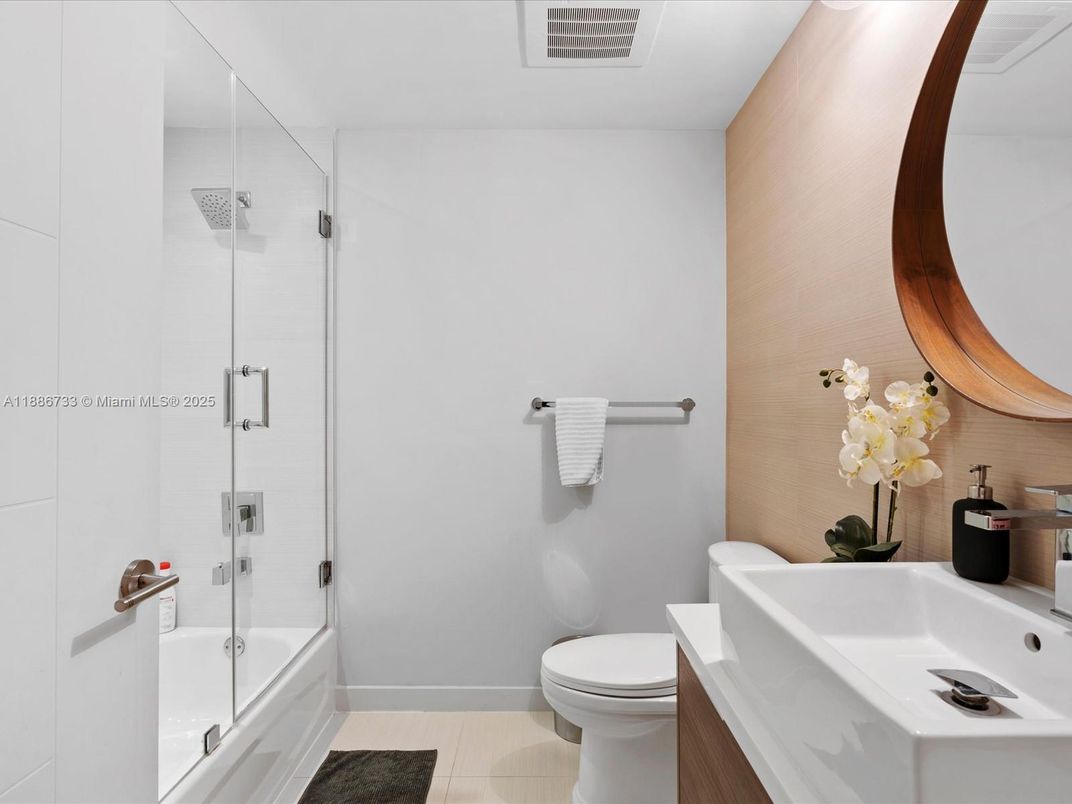 Bathroom, Glass Shower, Interior