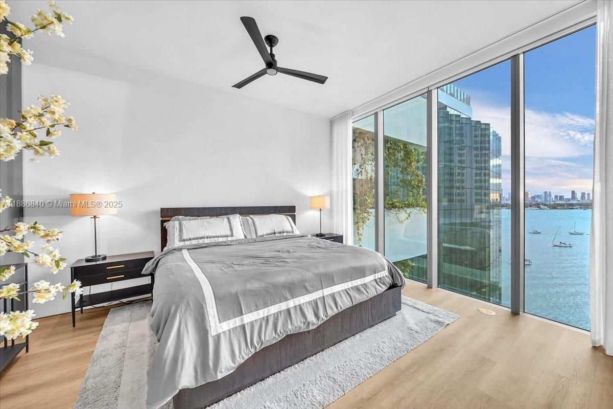 Bedroom, Interior, Water, Wood Texture Flooring