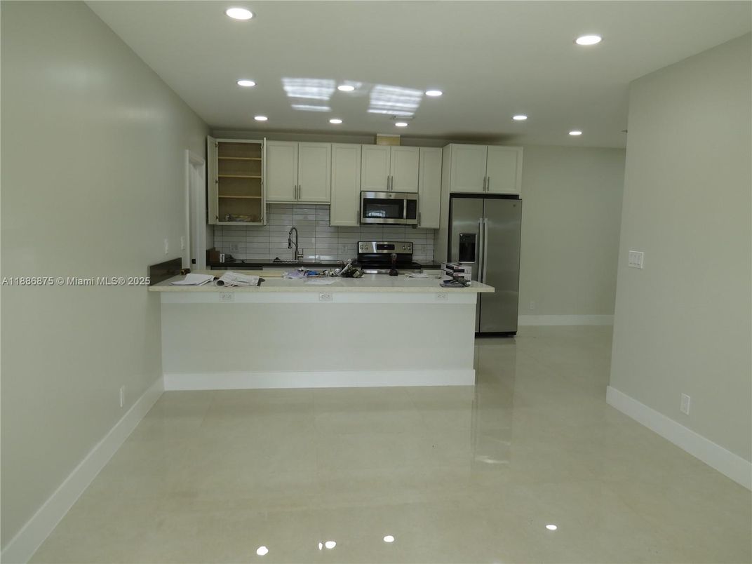 Interior, Kitchen, Recessed Lighting, Stainless Steel Appliances