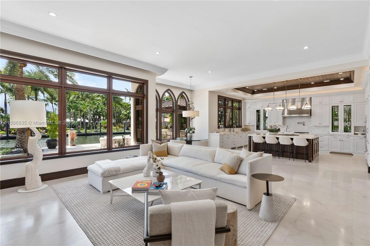 Interior, Kitchen, Living room, Pendant Lights, Recessed Lighting