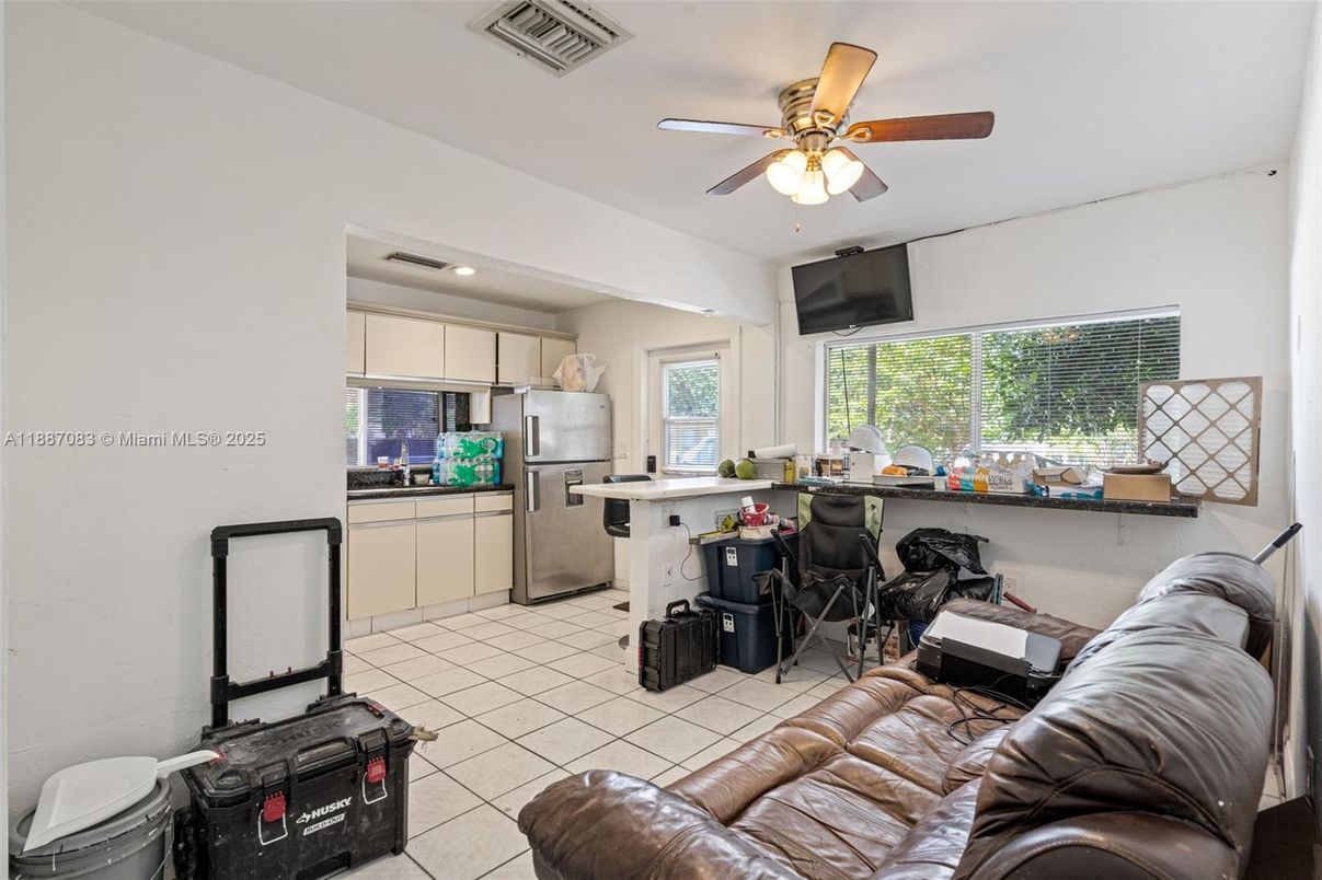 Interior, Kitchen, Living room