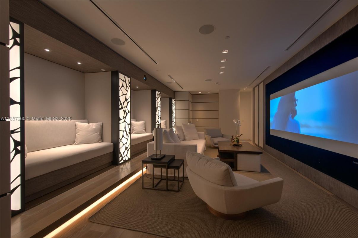 Interior, Recessed Lighting, Theatre Room