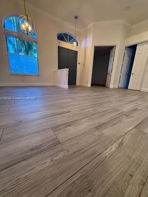 Empty room, Interior, Wood Texture Flooring