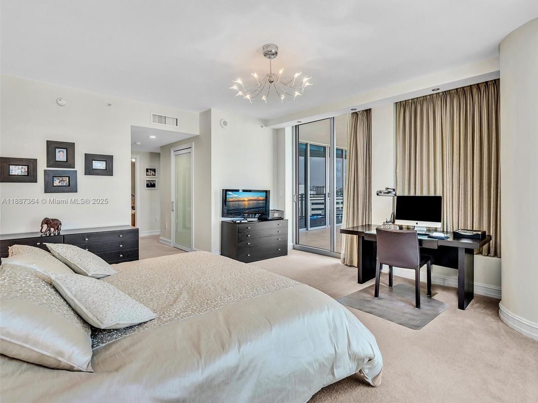 Bedroom, Home Office, Interior, Pendant Lights, Recessed Lighting