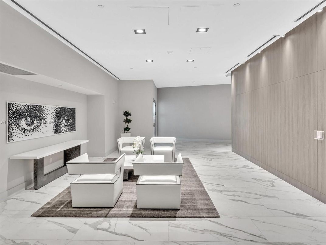 Fireplace, Interior, Marble, Recessed Lighting