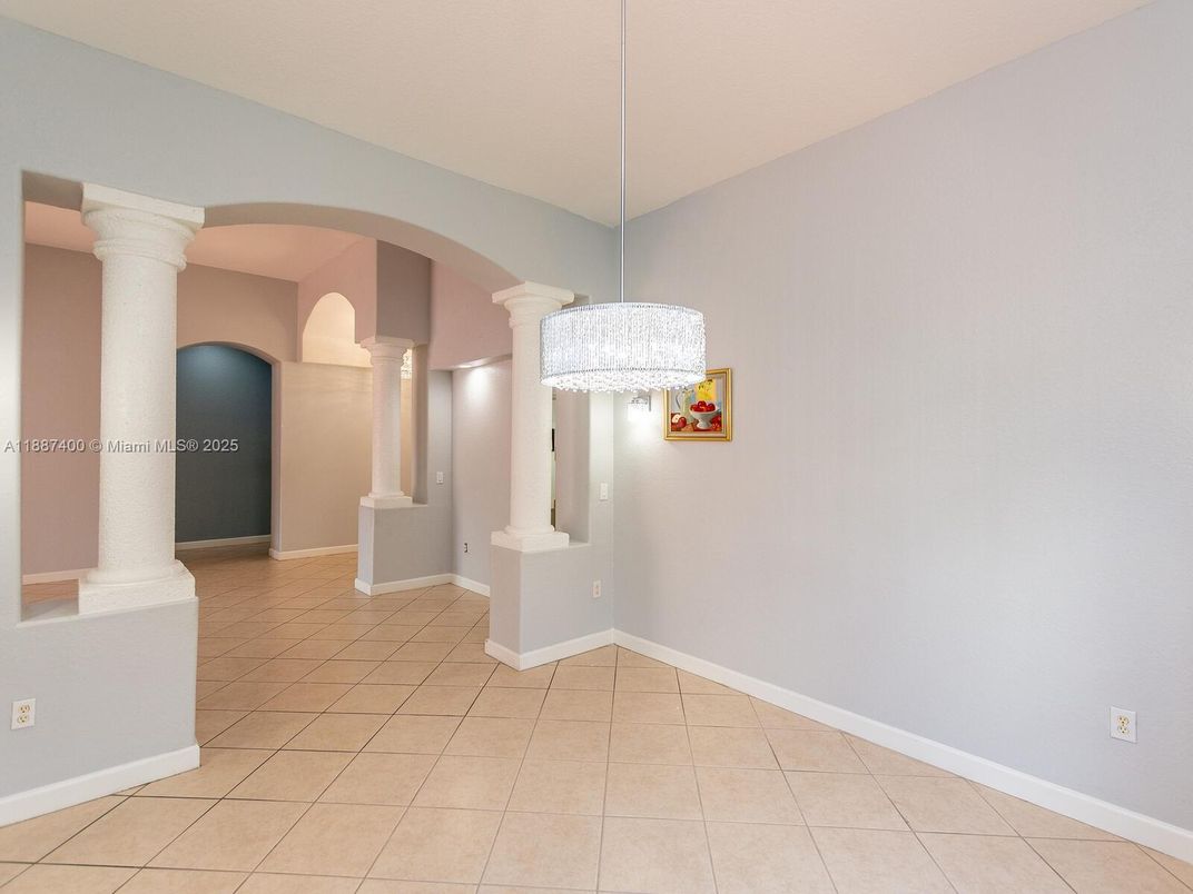 Chandelier, Empty room, Interior