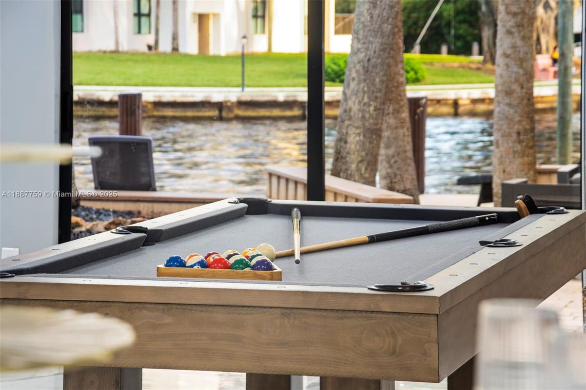 Billiard Table, Game Room
