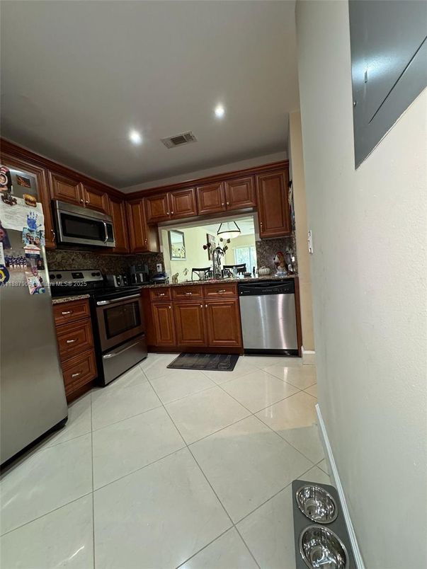Interior, Kitchen, Recessed Lighting, Stainless Steel Appliances