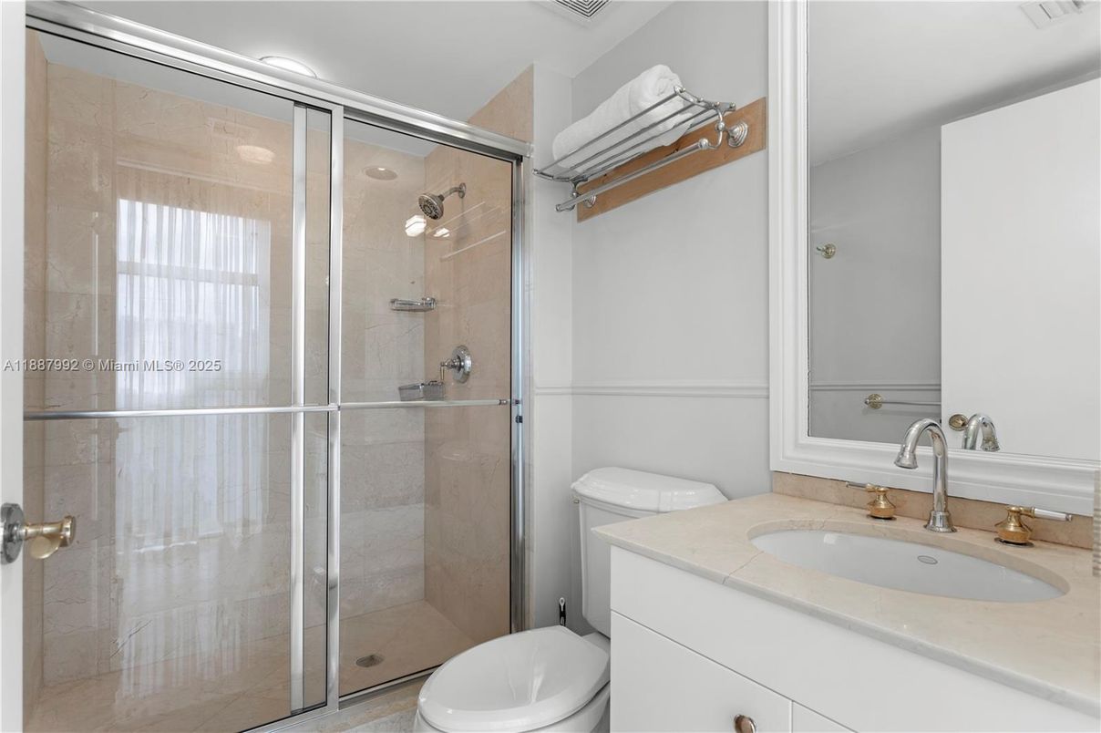Bathroom, Glass Shower, Interior