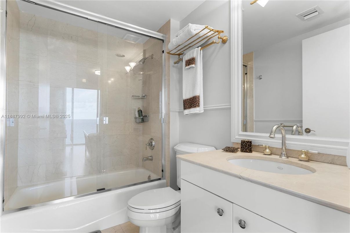 Bathroom, Glass Shower, Interior