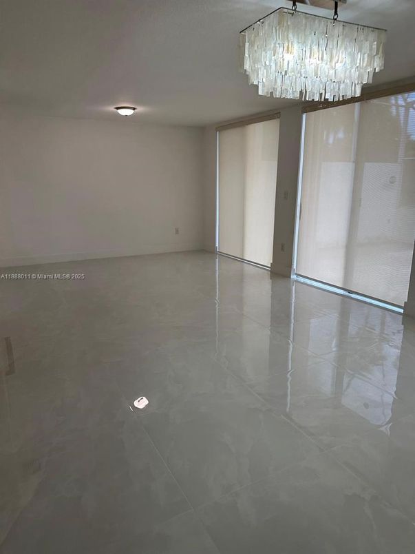 Chandelier, Empty room, Interior