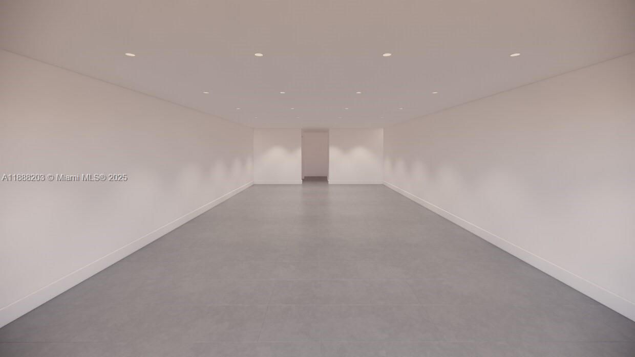 Empty room, Interior, Recessed Lighting