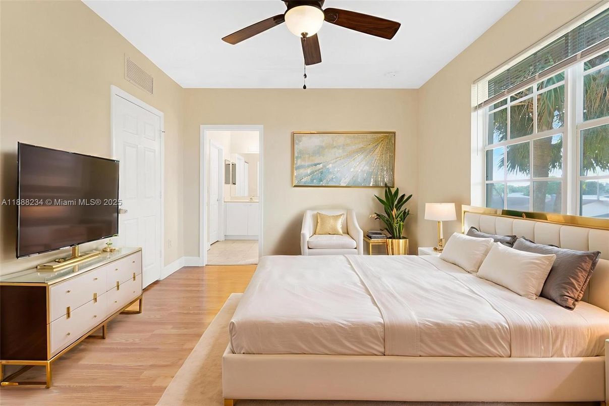 Bedroom, Interior, Wood Texture Flooring