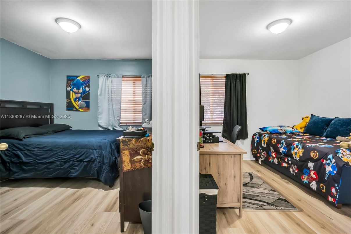 Bedroom, Interior, Wood Texture Flooring