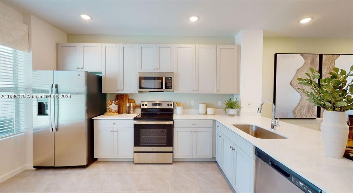 Interior, Kitchen, Recessed Lighting, Stainless Steel Appliances