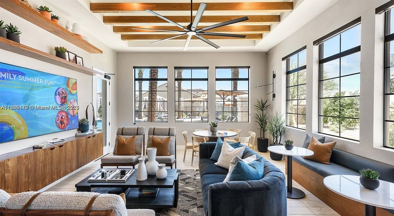 Interior, Living room, Wooden Beams
