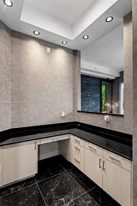 Interior, Marble, Recessed Lighting